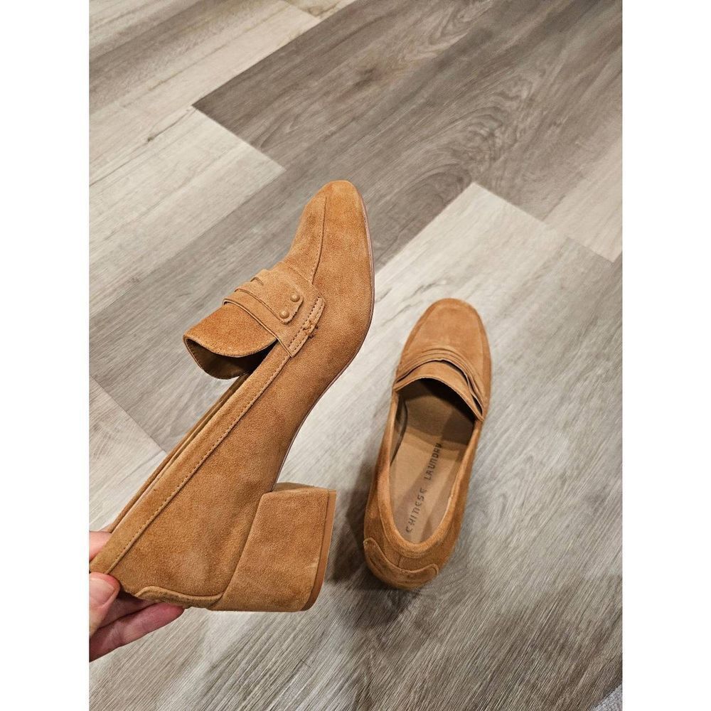 Chinese Laundry Women's Tan Marilyn Block Heel Clogs - Picture 6 of 12